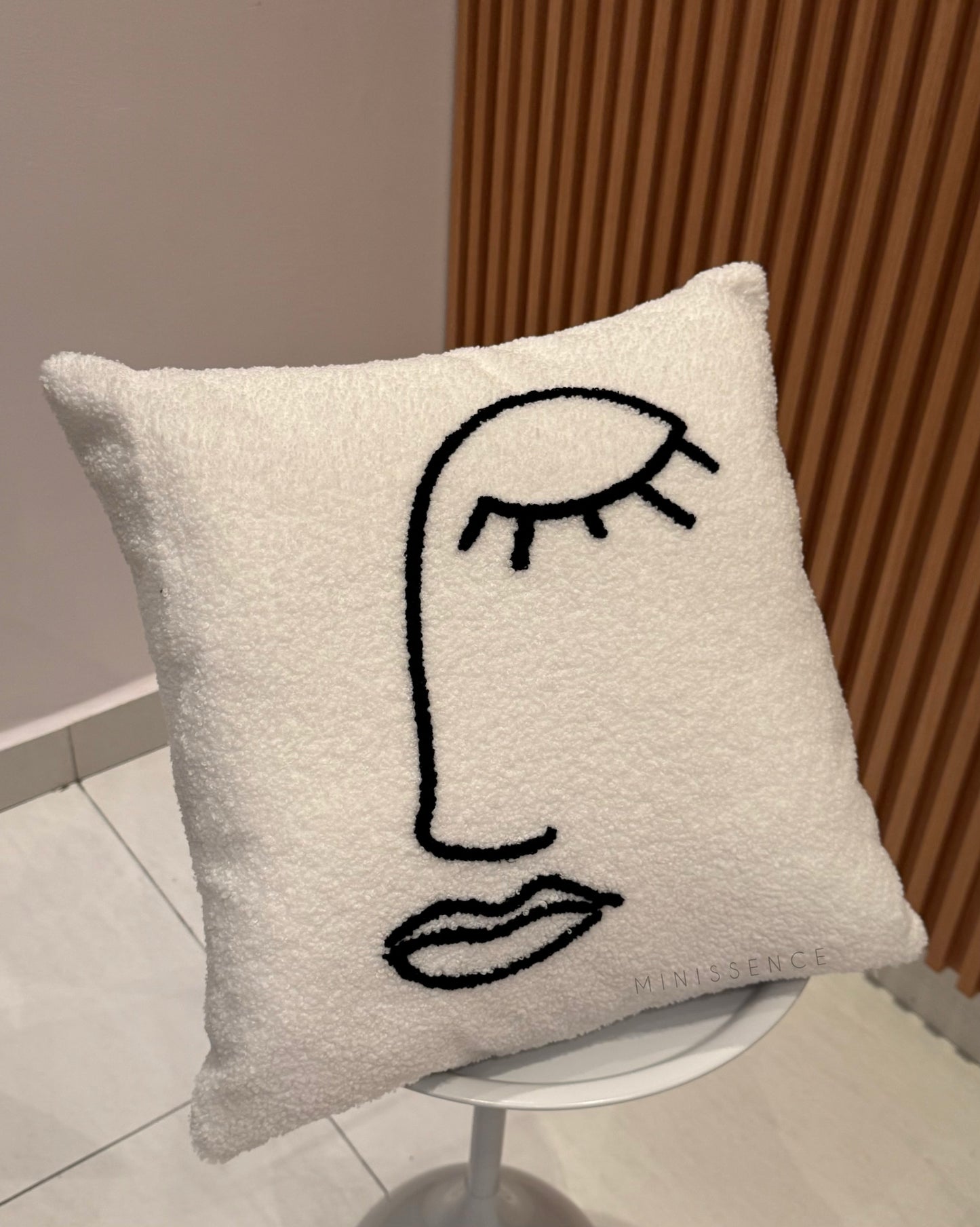 Abstract Face Pillow
