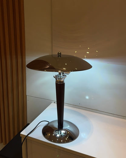 Chrome Disc Lamp