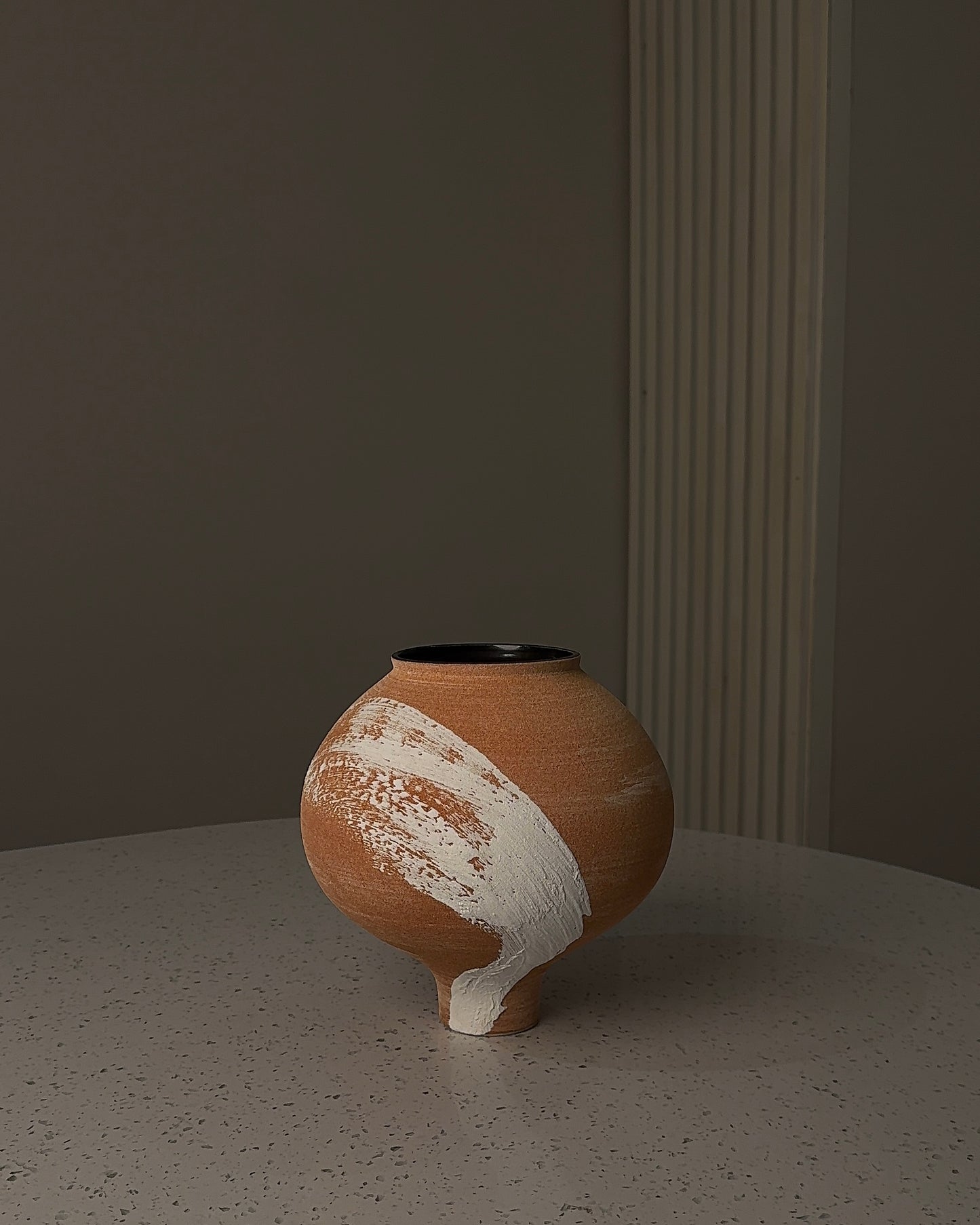 Brushed Clay Vase