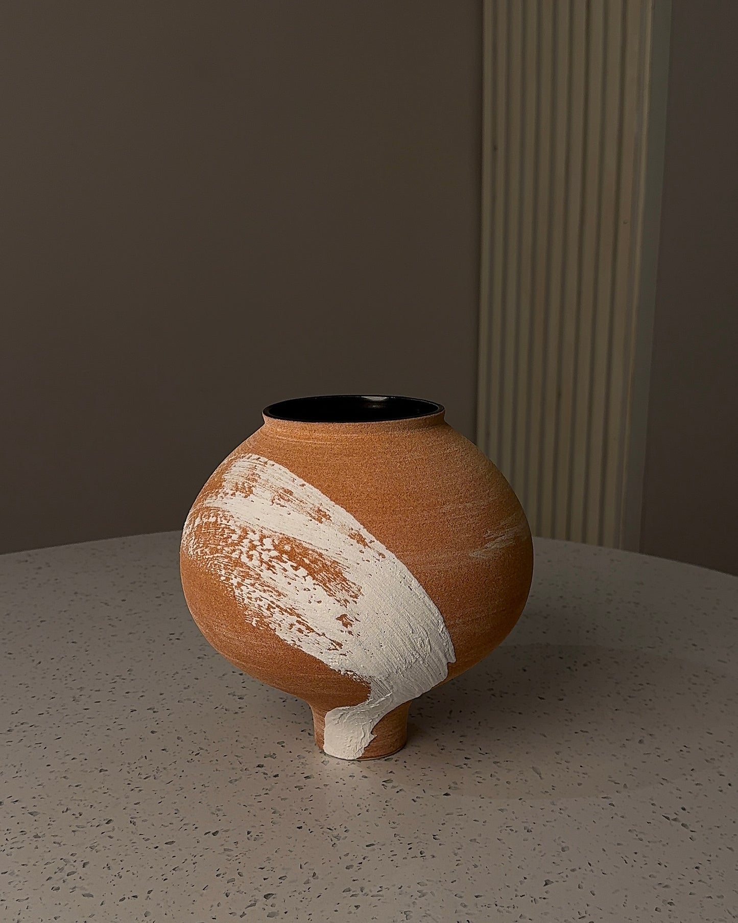 Brushed Clay Vase