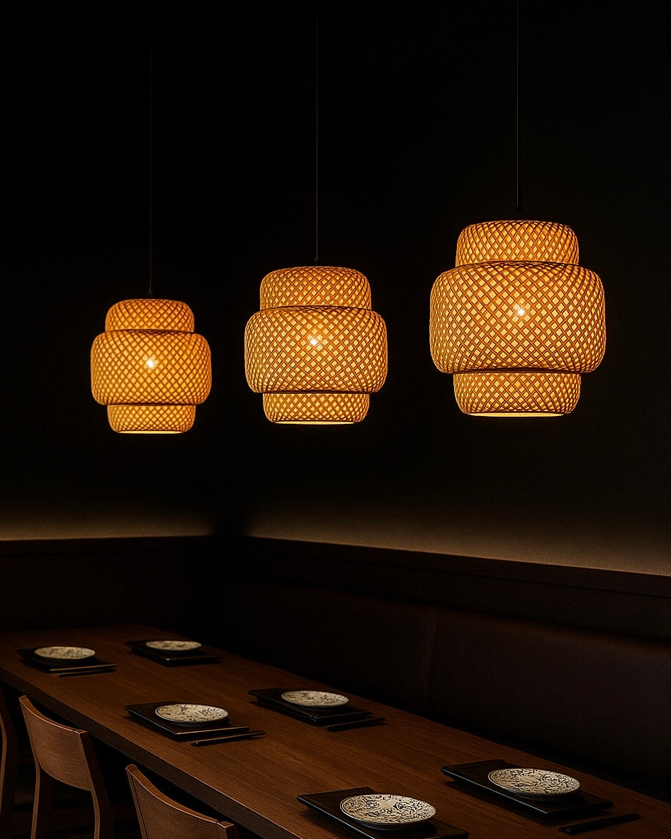 Bamboo Pendant Ceiling Light