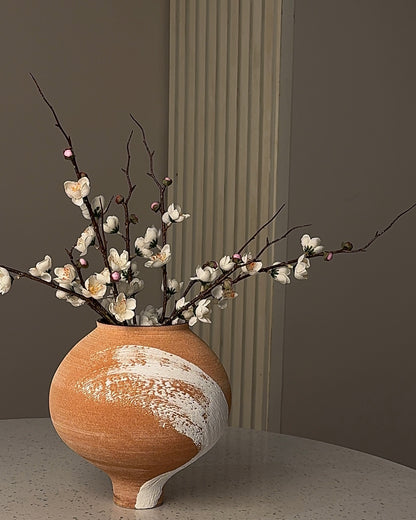 Brushed Clay Vase