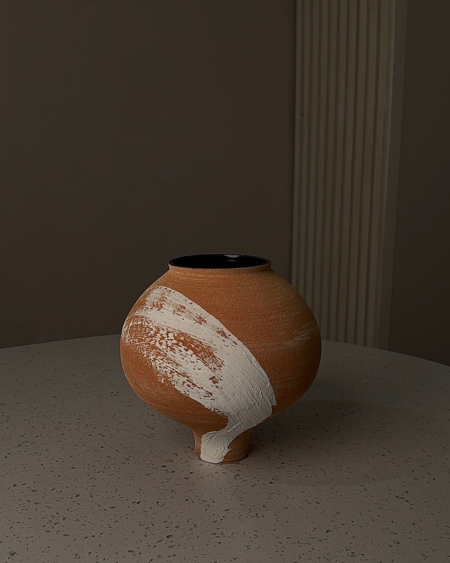 Brushed Clay Vase
