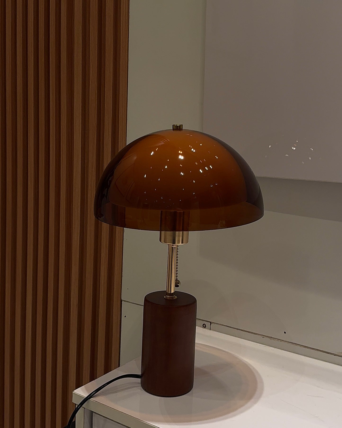 Mocha Arc Lamp