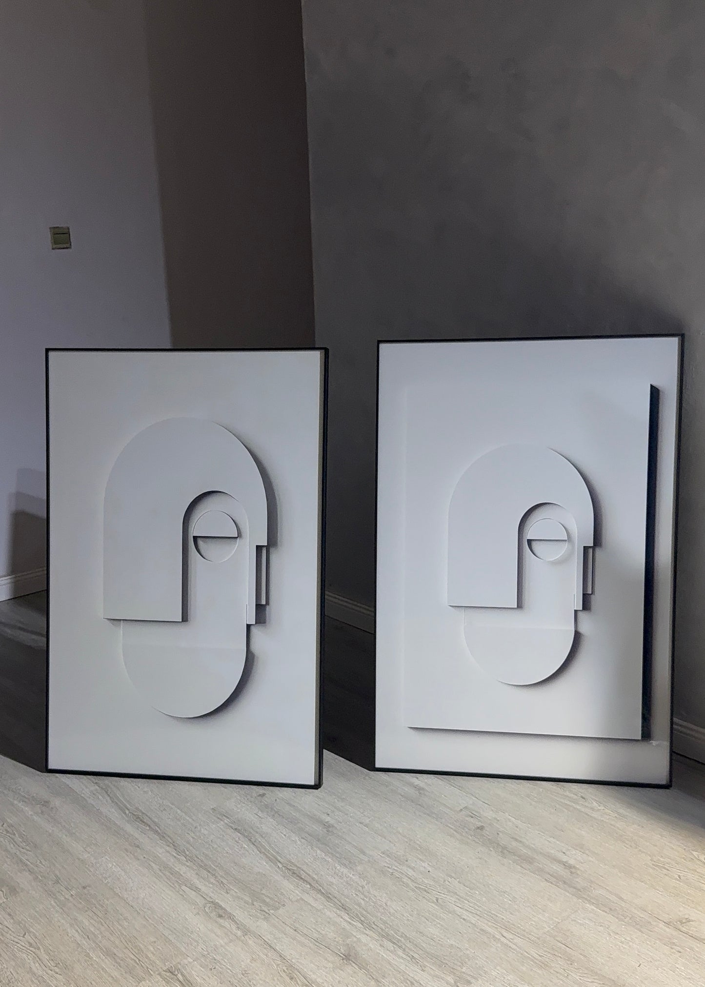 Quiet Face Frame I & II