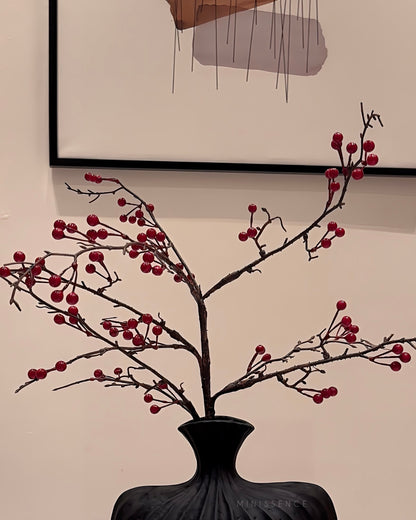 Red Berries Faux Flower