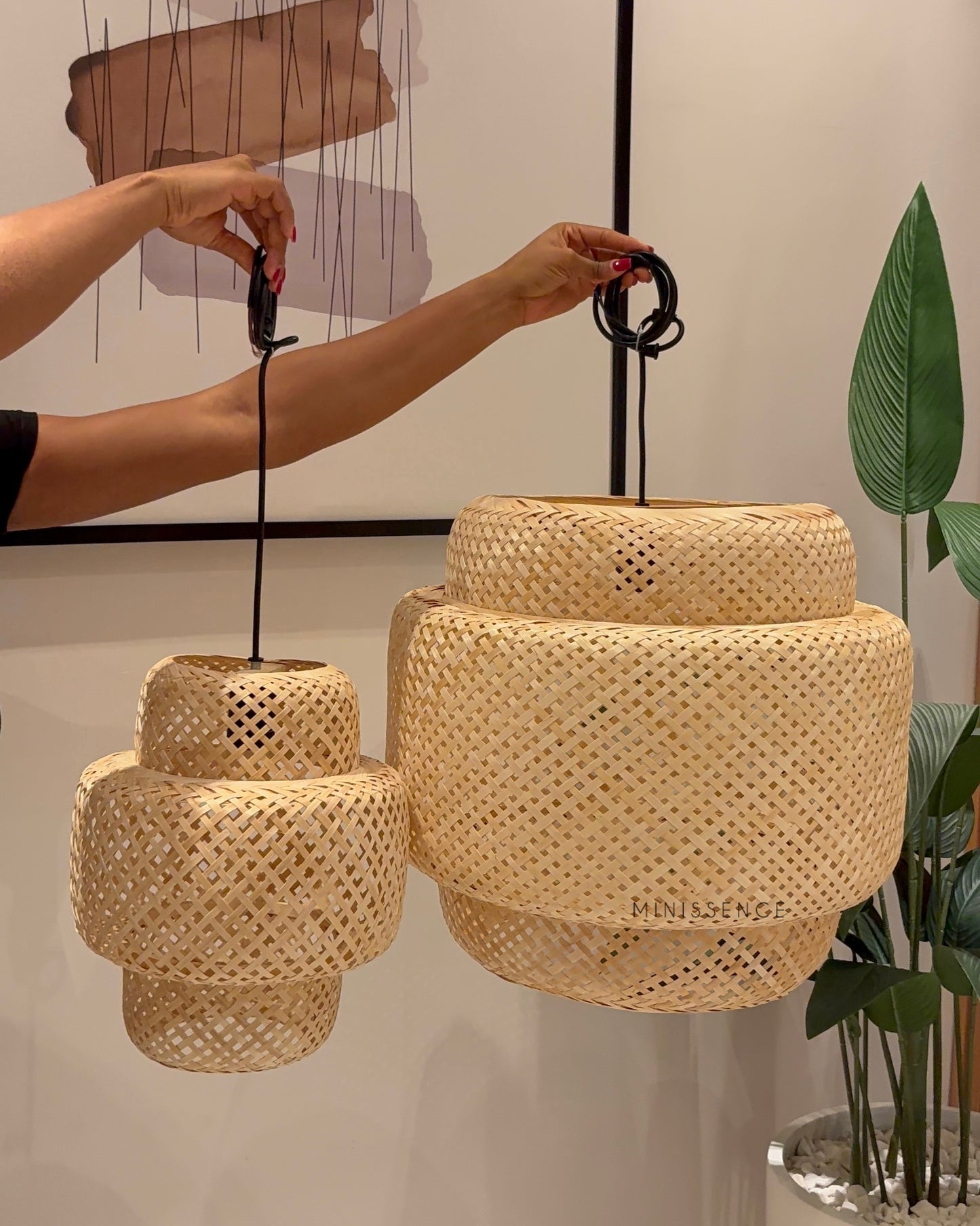 Bamboo Pendant Ceiling Light