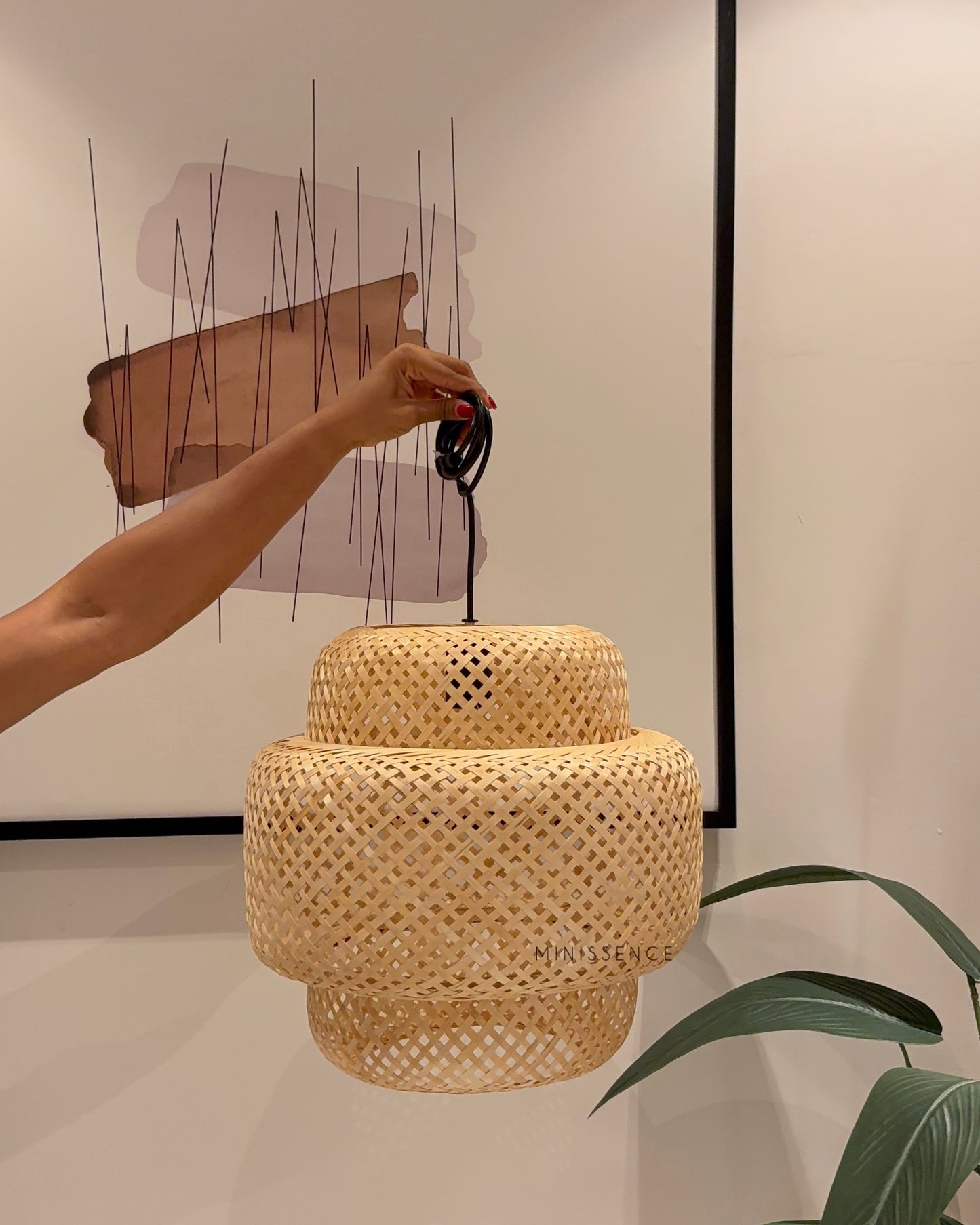 Bamboo Pendant Ceiling Light