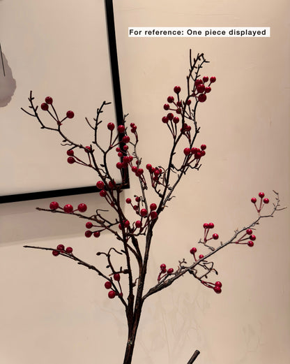 Red Berries Faux Flower