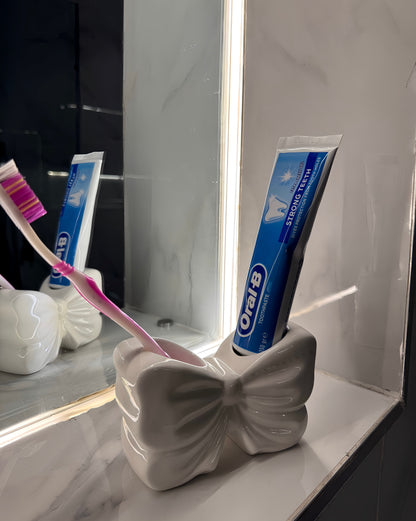 Bow Toothbrush & Paste Holder