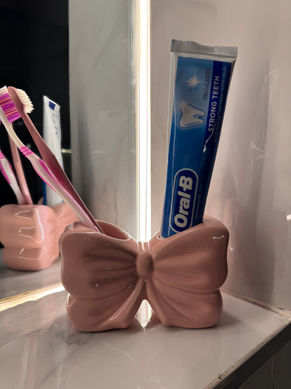 Bow Toothbrush & Paste Holder
